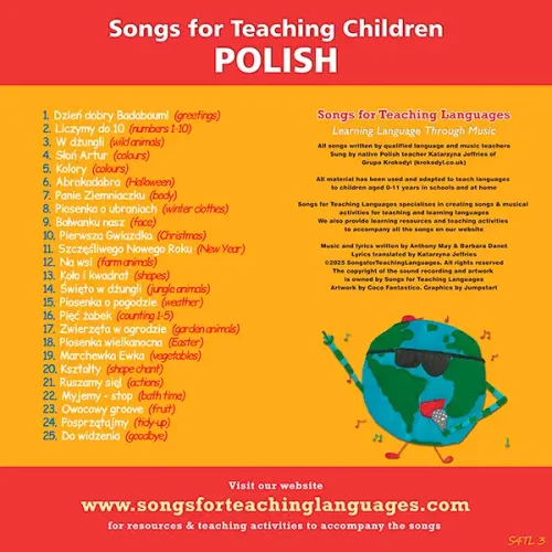 s4tl songs for teaching children Polish back cover